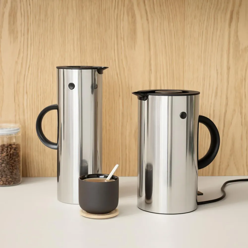 Stelton - EM77 termoskanna, 1 liter - stål