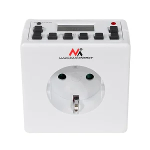 Maclean MCE30G Skärmbaserad Timer Display 10 Program Switch Timer Socket