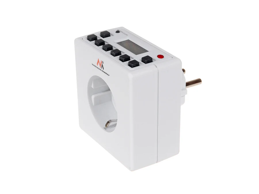 Maclean MCE30G Skärmbaserad Timer Display 10 Program Switch Timer Socket