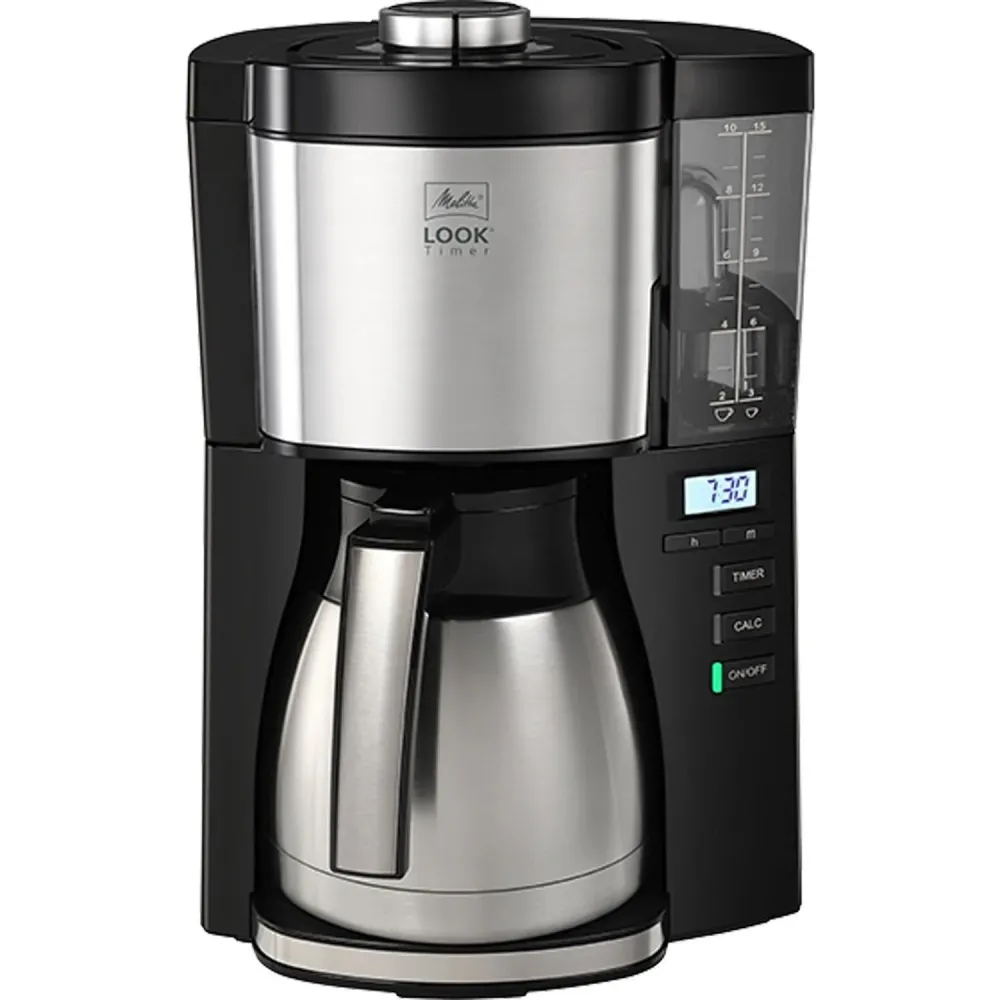 Melitta Termosbryggare LOOK 5.0 THERM TIMER, TRÄKOL