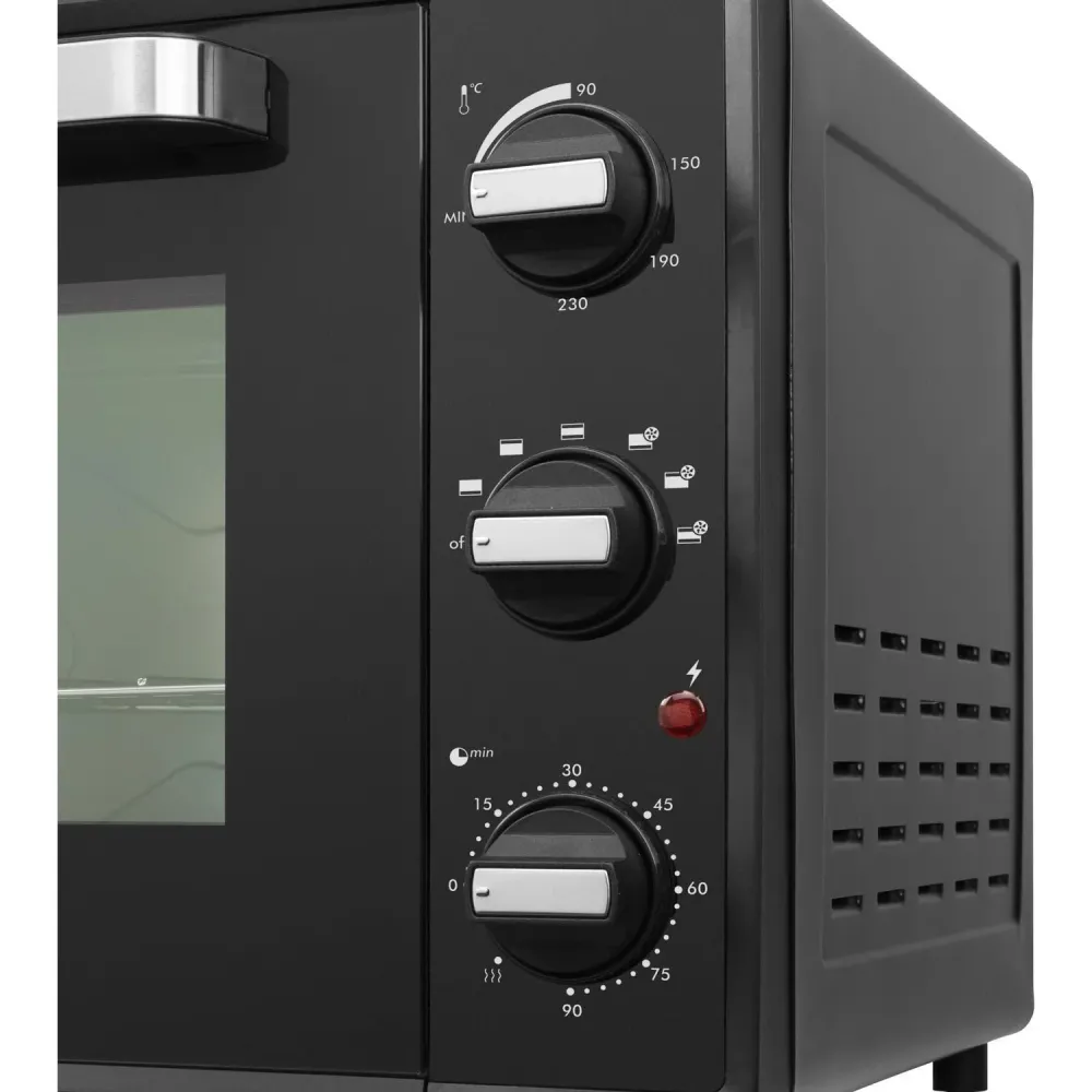Tristar Varmluftsugn 48l Kolsvart Timer