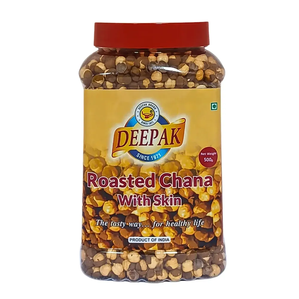 Deepak Kikärtor Rostade med Skal 500g