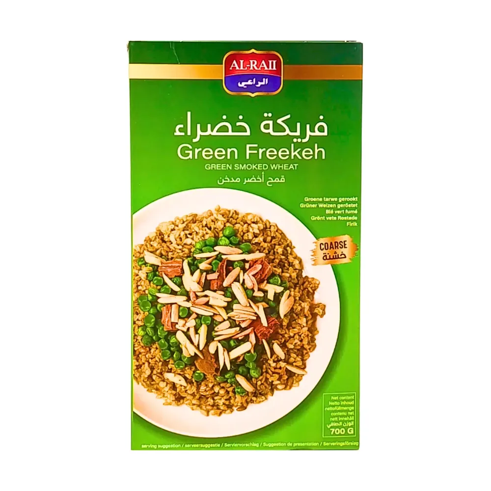 Al Raii Rostat Grönt Vete Frike 700g – Hälsosamt & smakrikt fullkornsval