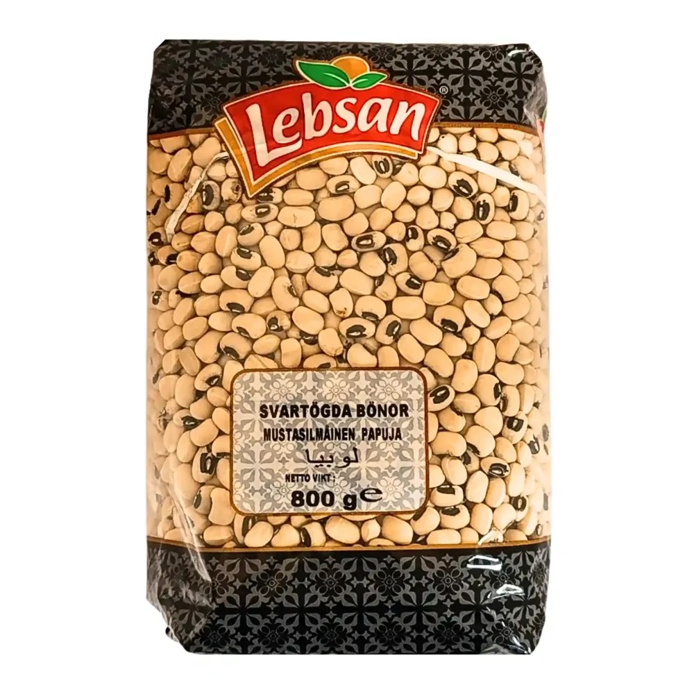 Svarta Ögda Bönor Lebsan 800g – Krämiga och Proteinrika Kvalitetsbönor