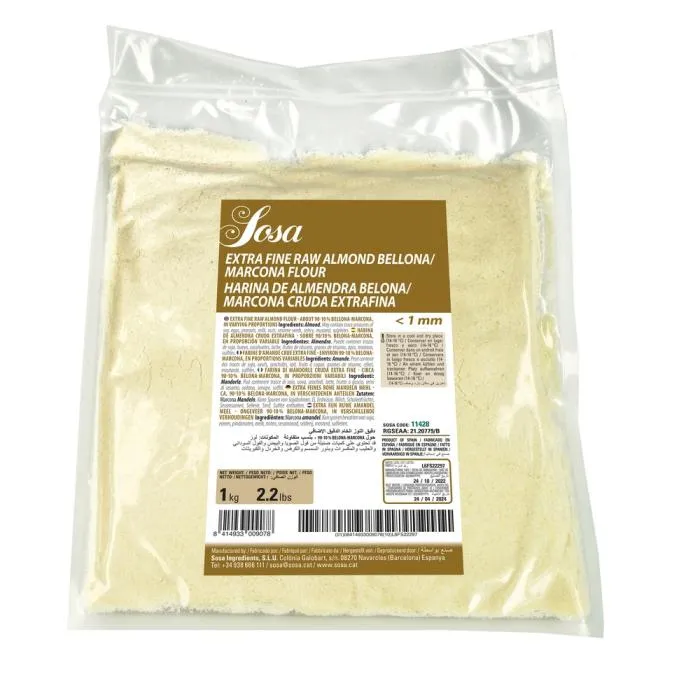 Extra fin mandelmjöl - Speciell för macaron - 1 kg