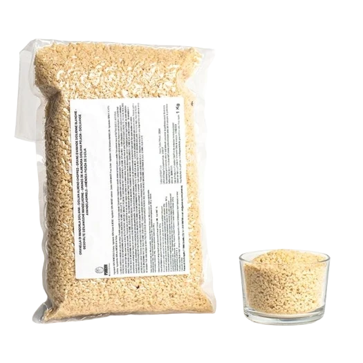 Hackade mandlar i korn från Sicilien – 1 kg