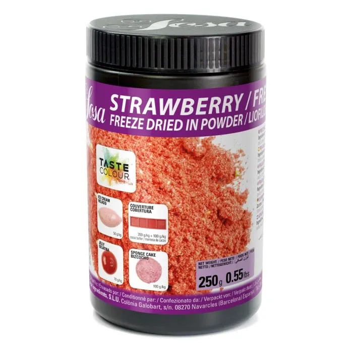 Jordgubbsextrakt i Pulver – 250 g