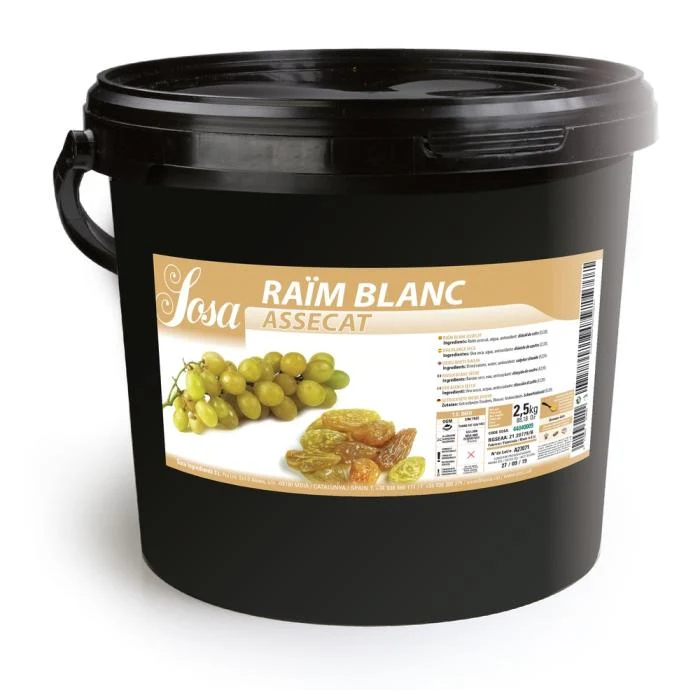 Torkade vita russin – 2,5 kg