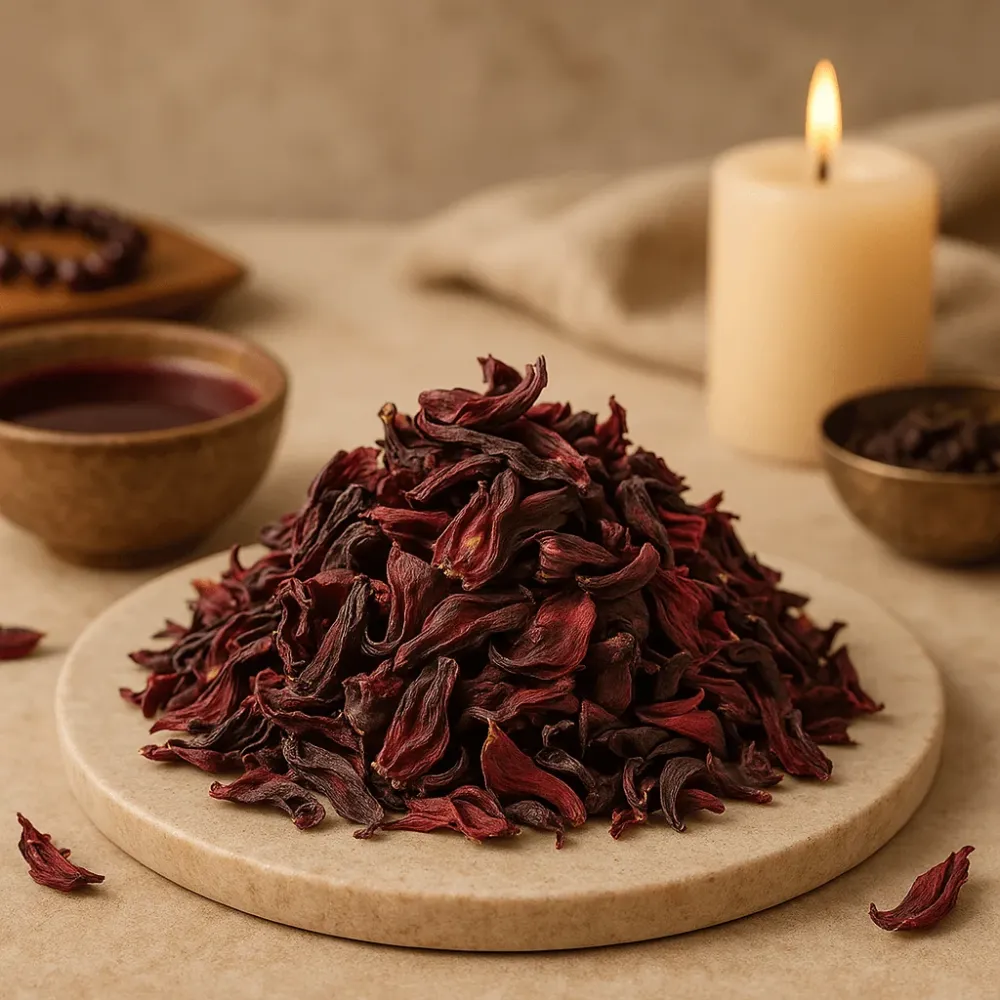 Hibiskuste Torkade Hela Blommor Egyptisk 1 Kg