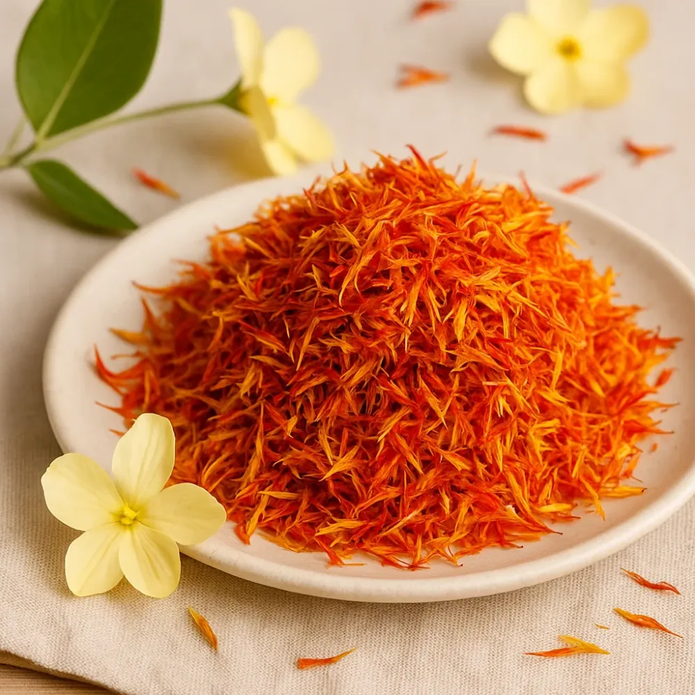 Safflorblad Naturlig Färg, 1 Kg