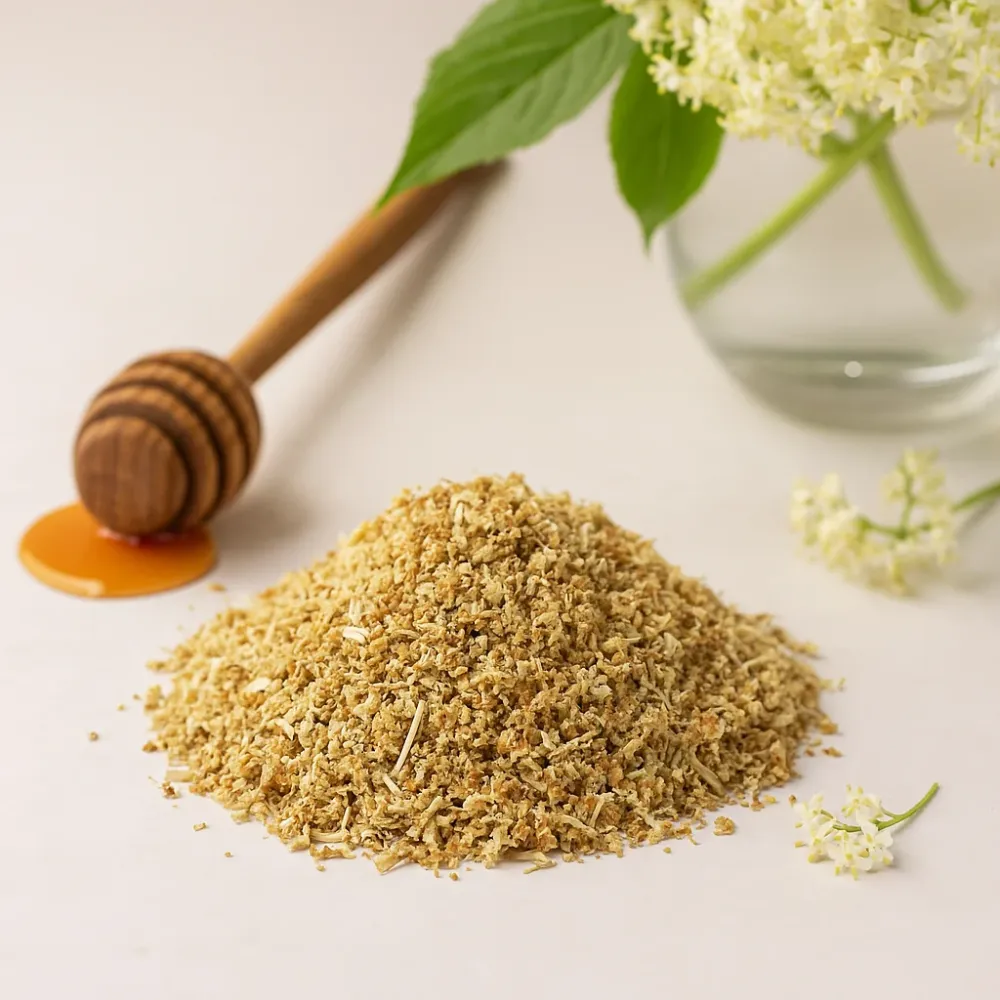 Torkad fläderblomma Bulgarsk Sambucus Nigra 1 Kilogram