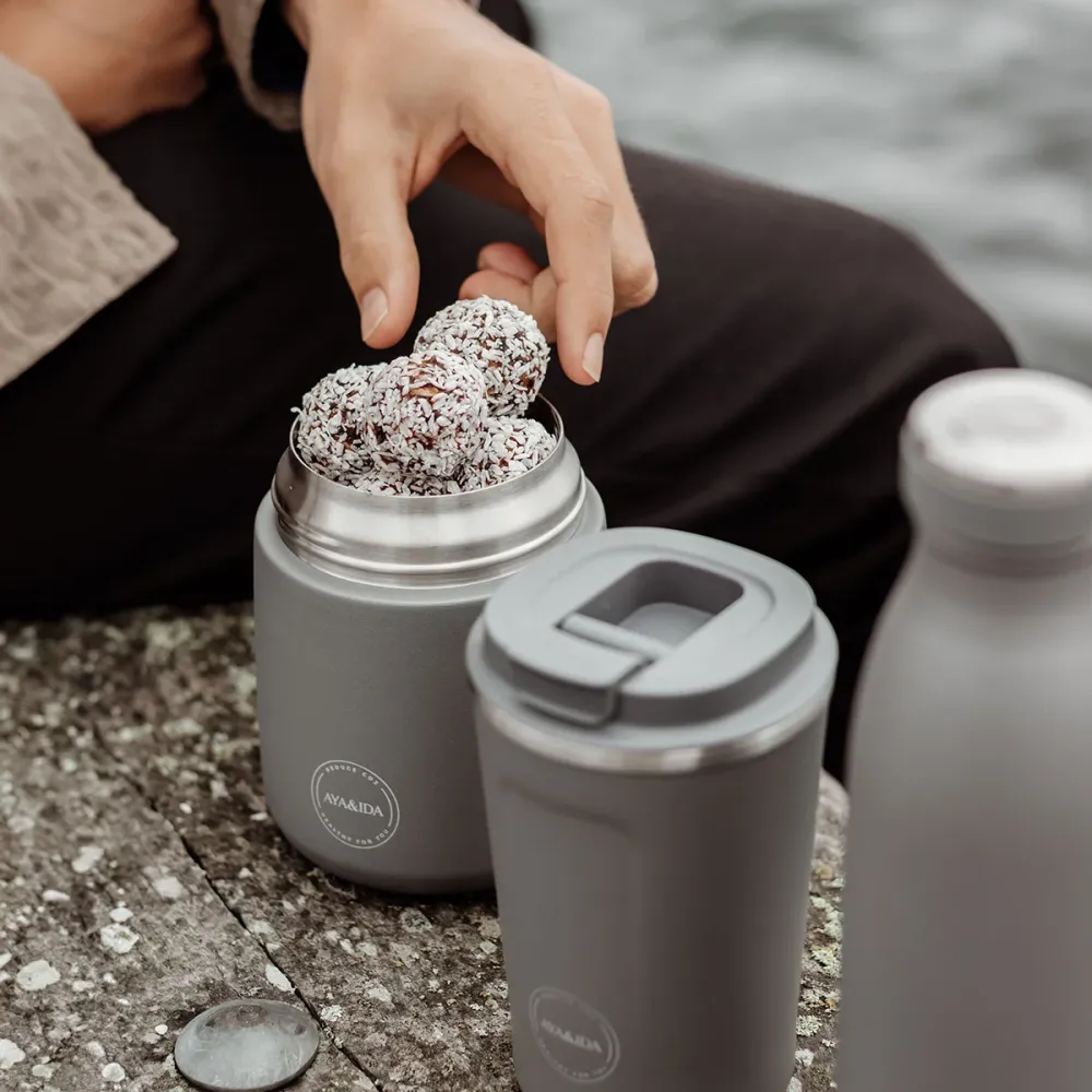 AYA&IDA CUP2GO 380 ml | Onyx Grey