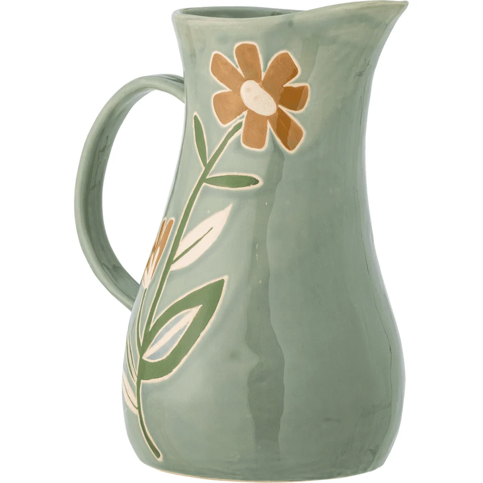 Bloomingville Creative Collection Tangier Kanna Grön Stengods 2,1 l SEPTEMBER