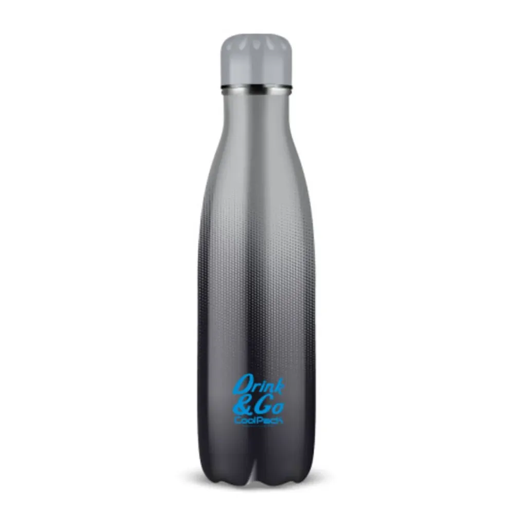 Coolpack termoflaska, 0,5L, rostfritt stål, grå, Drink & Go Z04511