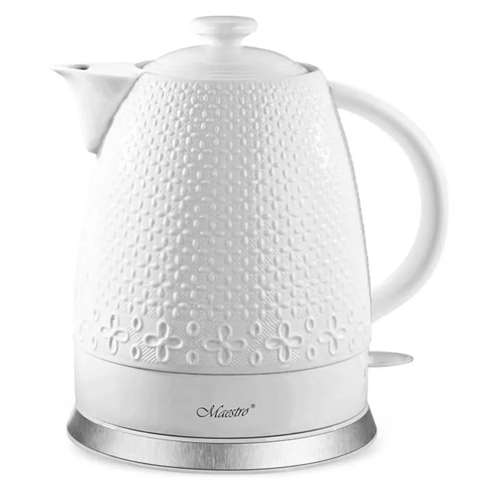Maestro MR-073 Keramisk Vattenkokare 1,5L Snö 1200W