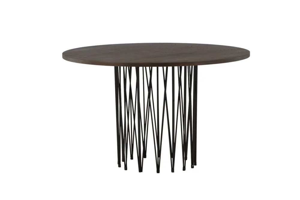 Matbord Venture Home Stone round Runt 120 cm Onyx / Mocca