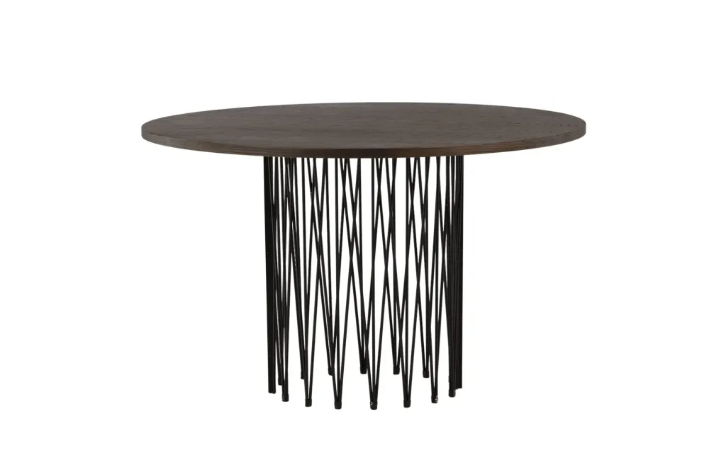 Matbord Venture Home Stone round Runt 120 cm Onyx / Mocca