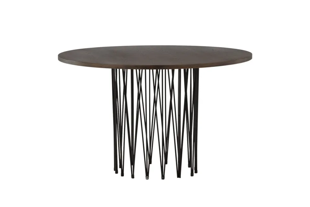 Matbord Venture Home Stone round Runt 120 cm Onyx / Mocca