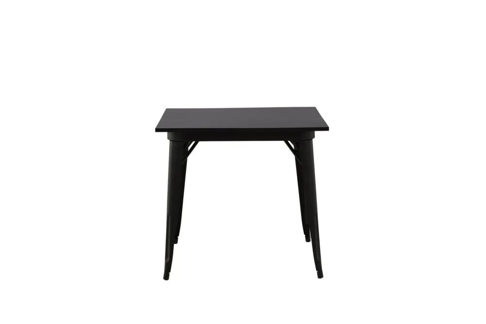 Matbord Venture Home Tempe Kvadratiskt 80x80 cm Kolsvart