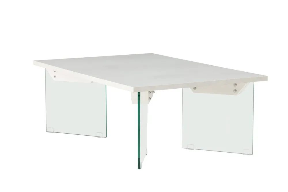 Soffbord Venture Home Ester 120x80x42 cm Glas/Betong-look