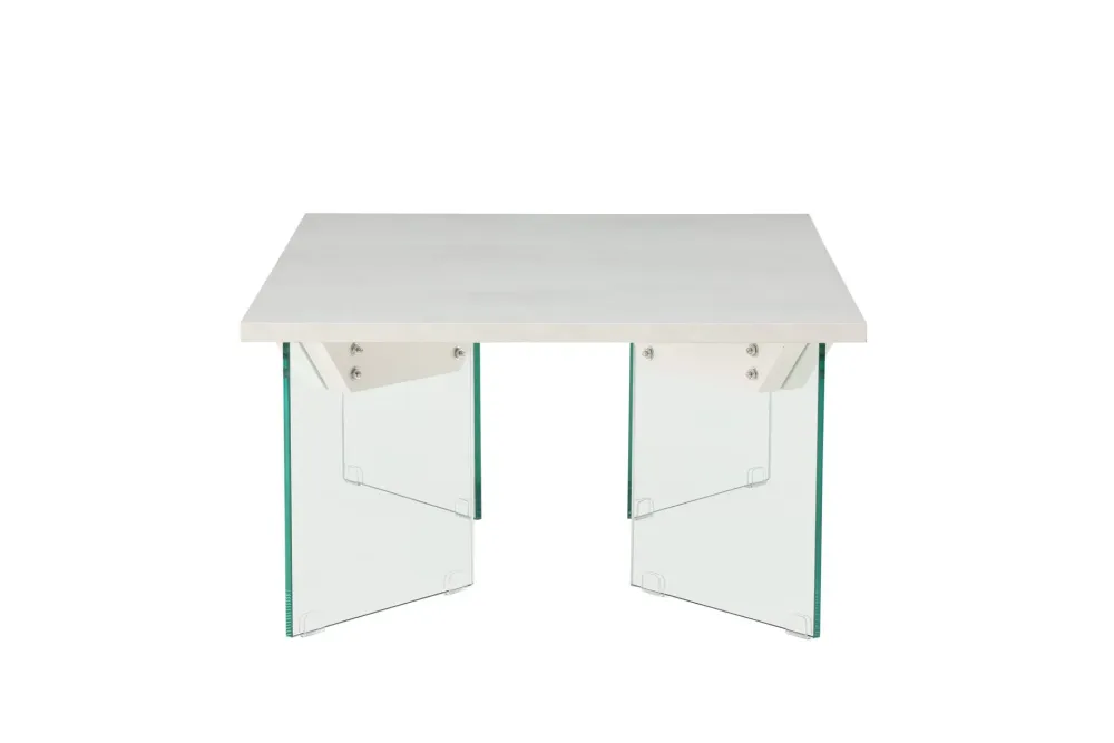 Soffbord Venture Home Ester 120x80x42 cm Glas/Betong-look