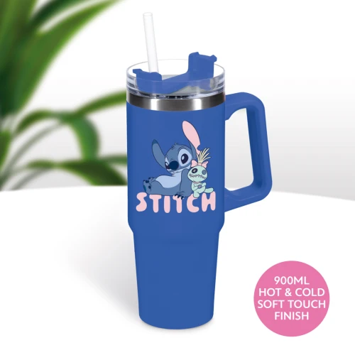 STITCH - Resemugg XL 900ml med sugrör