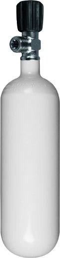 Stålflaske 1 Liter med Ventil M18/1,5