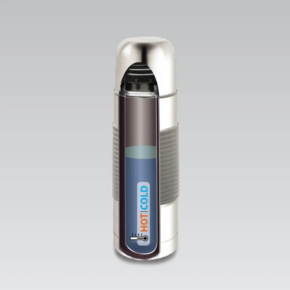 Termos 750 ml Maestro MR-1630-75 rostfritt stål 29,5 x 8,5 cm