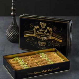 Cafer Erol Burma Kadayif med pistasch, Brown Tin Box - 35.27oz