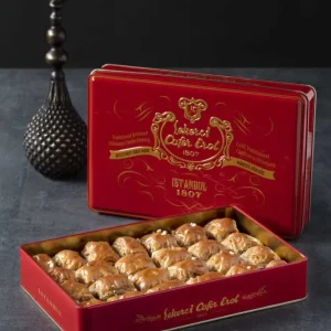 Cafer Erol Home Baklava med valnöt, Red Tin Box - 35.27oz