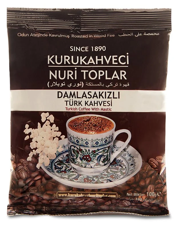 Kurukahveci Nuri Toplar Turkish Coffee Mastic Gum - 3.53oz