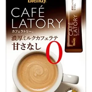 AGF Blendy Coffeeratory Sticks - Rika Mjölk Café Latte - Osötad 8 x 6 Förpackningar
