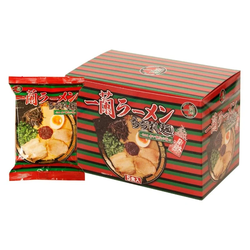 Ichiran Ramen Curly Noodles 5 Portioner Original Röd Sås