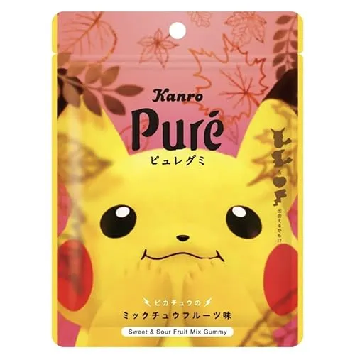 Kanro Pikachu Gummy Godis Mix Frukt 52g x 6 Påsar