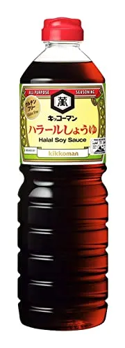 KIKKOMAN Halal Soja Sås 1L x 2 Flaskor
