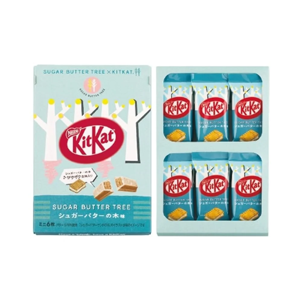 Kit Kat Mini 6 Stycken Socker Smör Trädsmak Tokyo Exklusiv