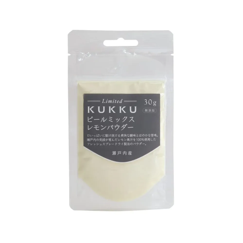 KUKKU Citronpulver Setouchi 30g - Naturlig Fruktpulver utan Tillsatser