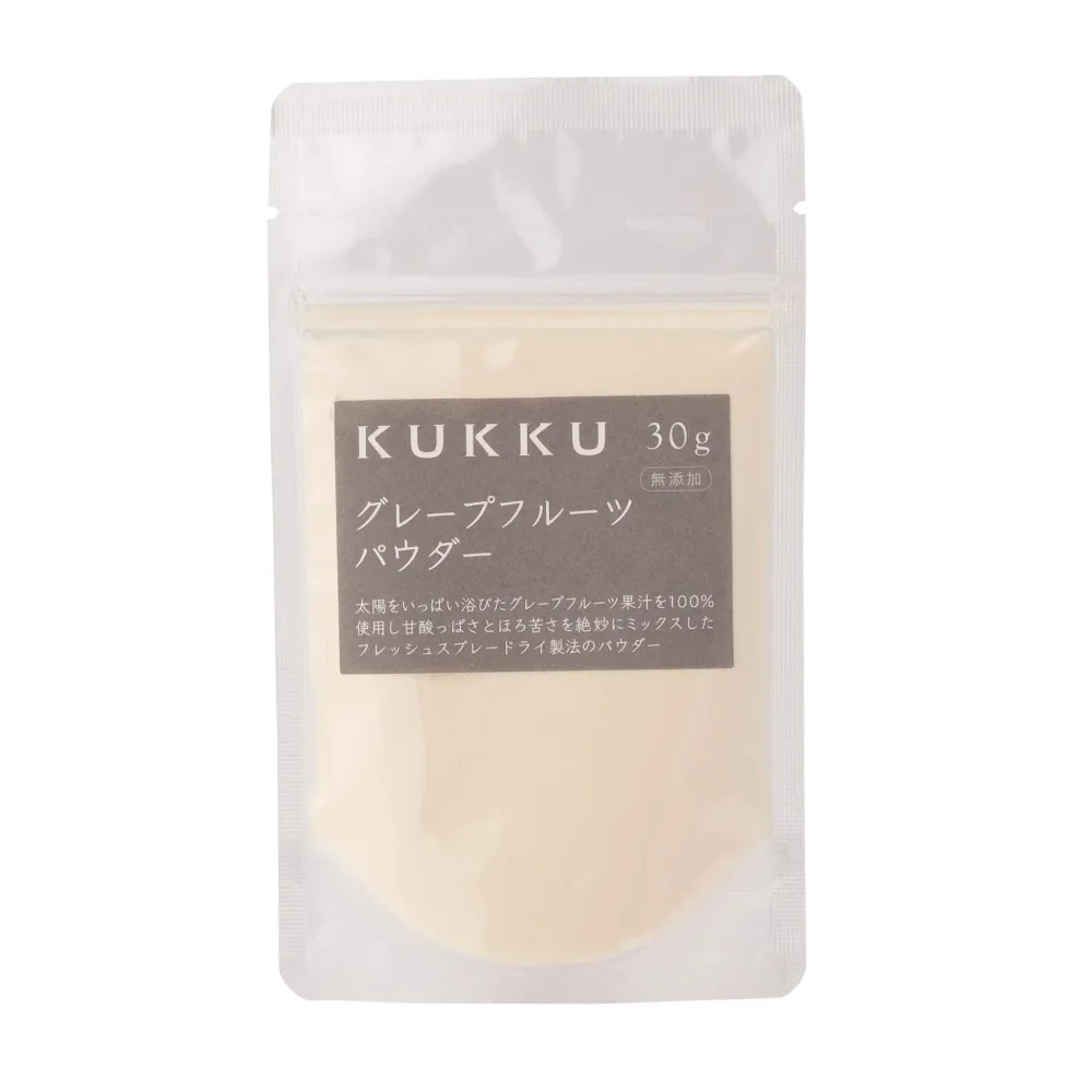 KUKKU Grapefruktpulver 30g Tillsatsfritt Fruktpulver