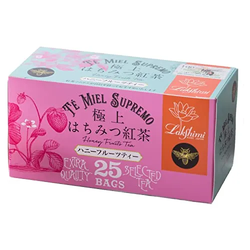 Lakshimi Superfin Honung Svart Te - Fruktte 25 Teabags