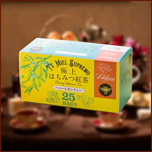 Lakshimi Superfin Honungsvit Te - Honung Citron Te 25 Teabags