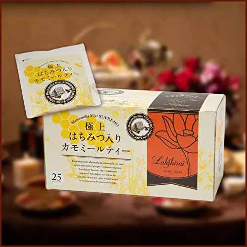 Lakshmi Kamomillte med Premium Honung 25 Teabags