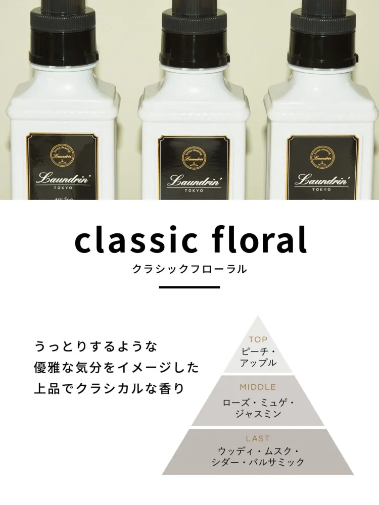 Landrin Flytande Sköljmedel Classic Floral Hypoallergenisk 600ml