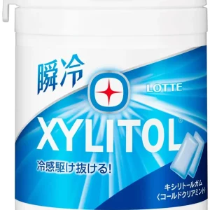 LOTTE XYLITOL Tuggummi Instant Cold Clear Mint Familjeflaska 143g