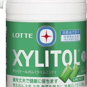 LOTTE XYLITOL Tuggummi Lime Mint Familjeflaska 143g