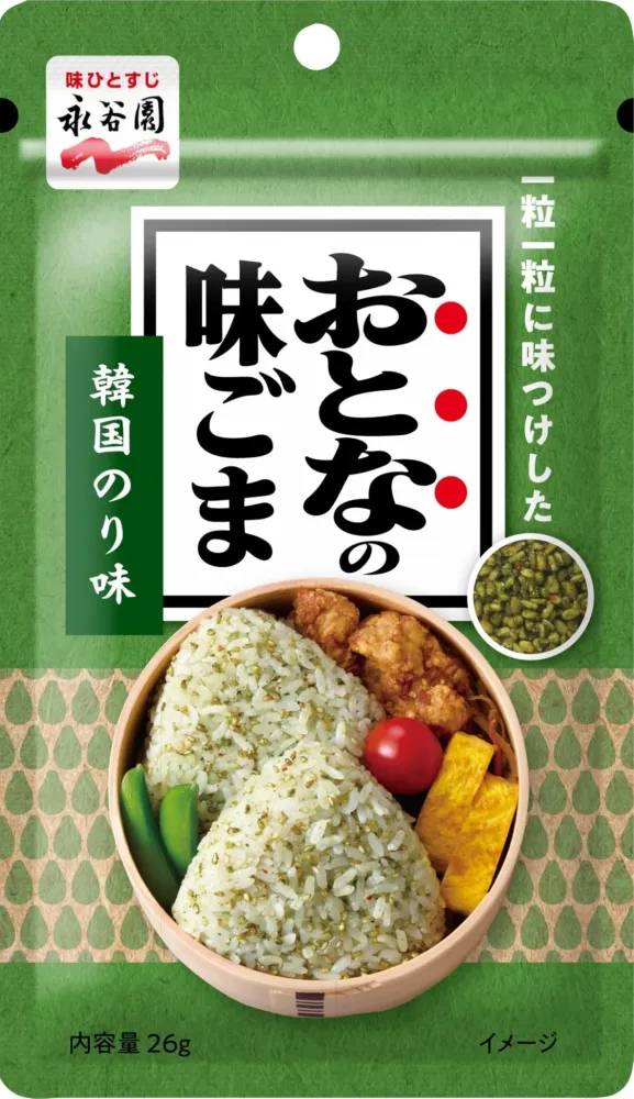Nagatanien furikake med sesam och koreansk sjögrässmak 26g x 8-pack