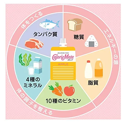 Otsuka Calorie Mate Gelé Äpple 215g x 24 påsar