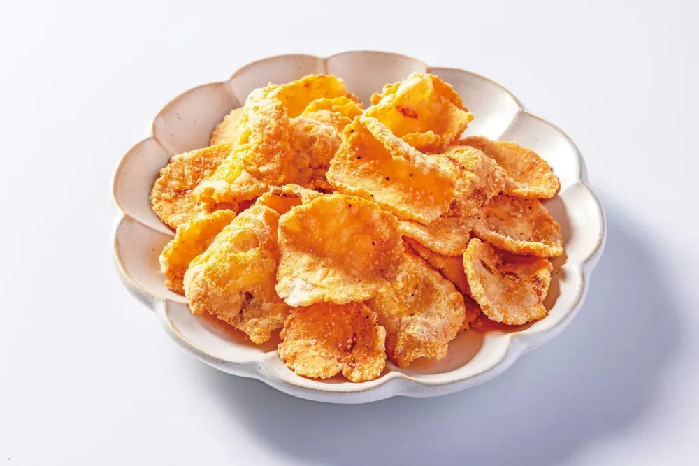 Räkchips med ostsmak och svartpeppar 130 g