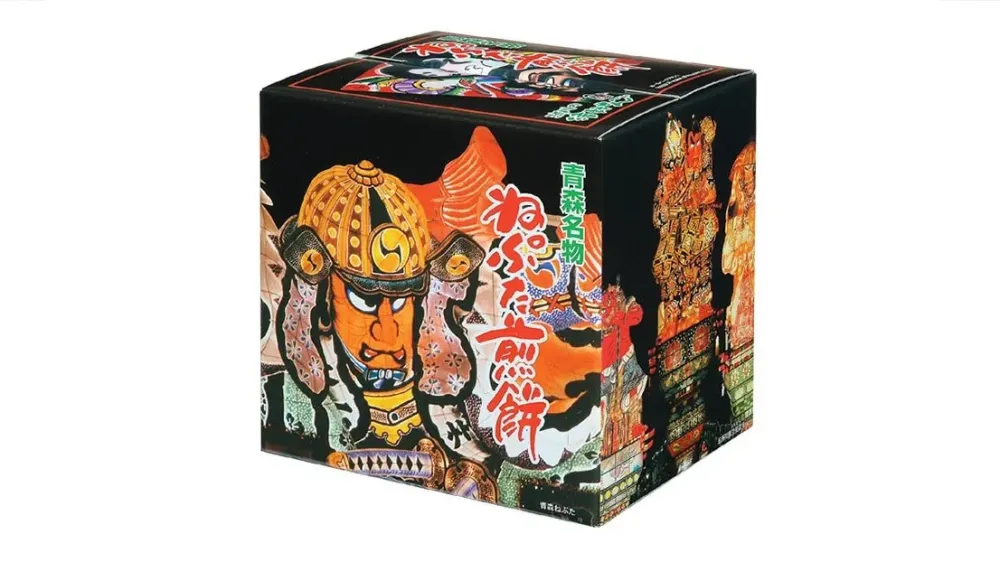 Shibukawa Seika Neputa Senbei presentask 40 st Aomori-specialitet