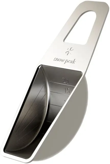 Snow Peak Mätspoon CS-372 - Rostfritt Stål - 15 ml - Vit