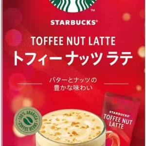 Starbucks Toffee Nut Latte Premium Mix 86g (4 Sachets) 100% Arabica